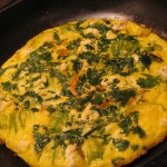 zucchini blossom squash flower frittata