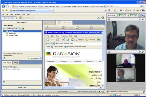 videoconferencing green technology Al Gore Cisco image