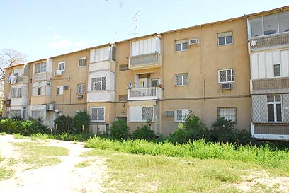 train-buildings-beersheva photo