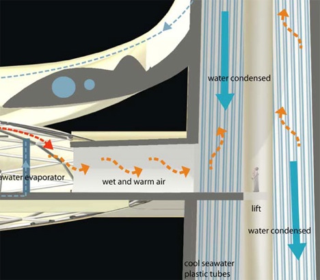 seawater-detail- dubai vertical farm photo